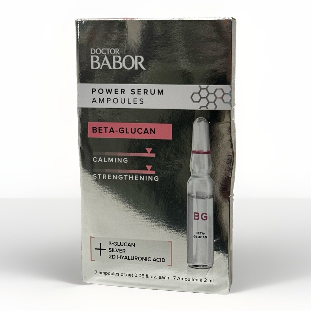 NEW DOCTOR BABOR Power Serum Ampoules - Beta-Glucan 2 ml x 7 $60 MSRP